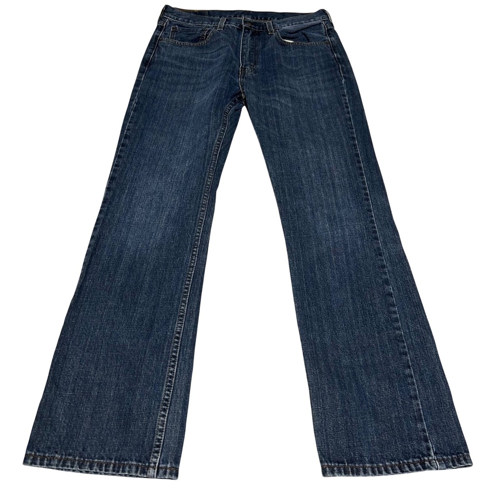 VTG Levi's 527 Slim Bootcut Jeans Mens 32x32 Blue Dark Wash Denim Pants Y2K